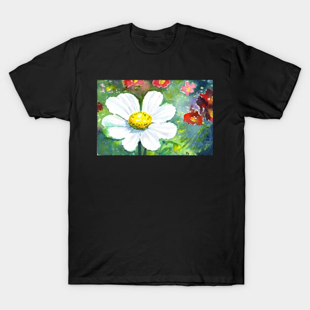 Cosmo flowers T-Shirt by WaterGardens